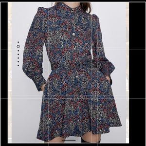 New ! Printed dress. Zara